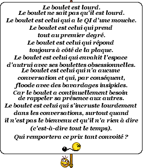 definition du boulet